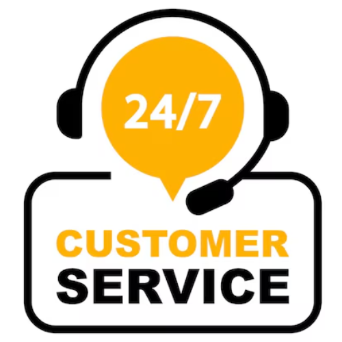 24/7 Customer Support.